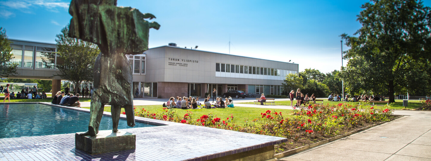 University hill on a sunny day